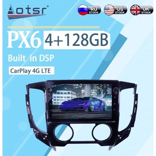 4+128GB For Mitsubishi Triton 2018 - 2020 Android 10 Wireless Carplay Car Multimedia Radio Player GPS Navigation Stereo Player