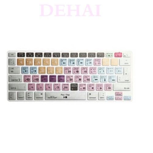 50PCS Avid Pro Tools Keyboard Cover Shortcut Printed Cover for MacBook Air Pro Retina 13" 15" 17" iMac Wireless & MacBooks