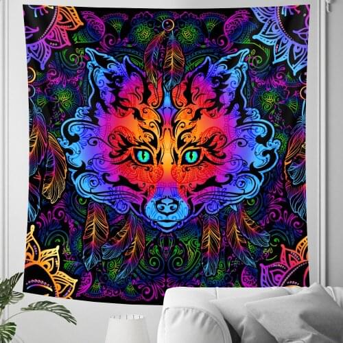 7 colors animal home decor tapestry Bohemian Decor psychedelic scene Hippie bedroom sheet yoga mat sofa blanket