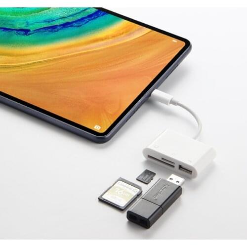 HUWEI OTG USB C HUB Adapter Converter For Huawei MatePad 11 10.4 Pro 10.8 12.6" Tablet Type C hub dock Connect keyboard mouse