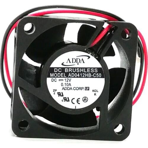 ADDA AD0412HB-C50 DC 12V 0.1A 4CM 4020 dual ball bearing power supply heatsink silent cooling fan