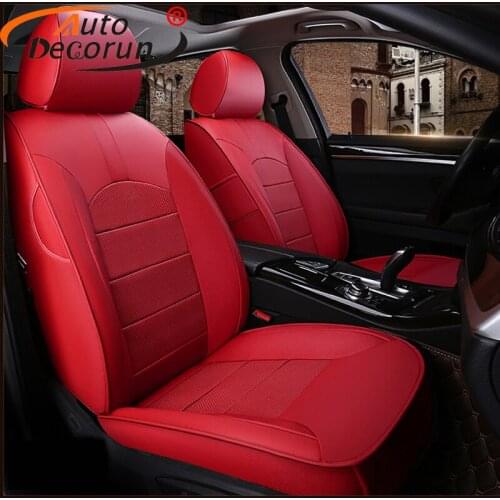 AutoDecorun Perforated Cowhide Leather Cover Seat for Porsche Boxster Seat Covers Cars 2 Seats Protectors Accessories 2013-2015