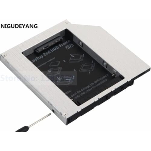 NIGUDEYANG 2nd HD SSD Hard Drive Case Caddy for HP COMPAQ 6510b NC6110 NC6120 NC6300 NC8430