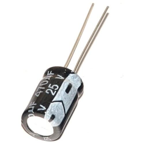 Electrolytic capacitors 25V470UF 470UF/25V 8*12MM high quality 105 degrees