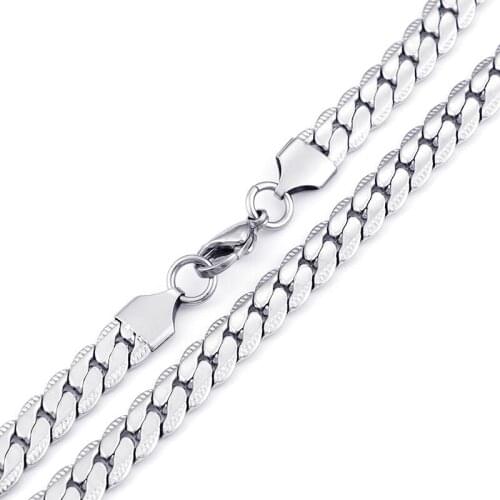 European and American new style titanium steel fashion necklace with chain