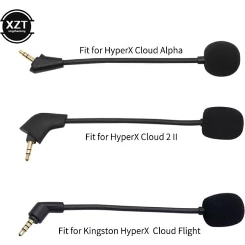 Headsets Microphone for Kingston HyperX Cloud Alpha S 2 II X Core Pro Cloud Flight Cloud9 Edition Gaming Headphones Mic Earpads