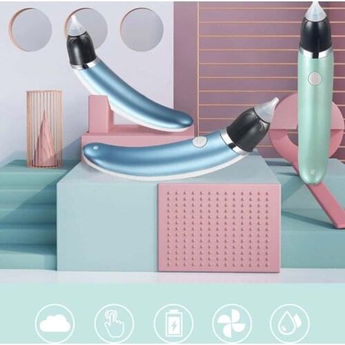 Hot Baby Nasal Aspirator Electric Safe Hygienic Nose Cleaner Baby Care Nose Tip Oral Snot Sucker For Newborn Infant aspirator