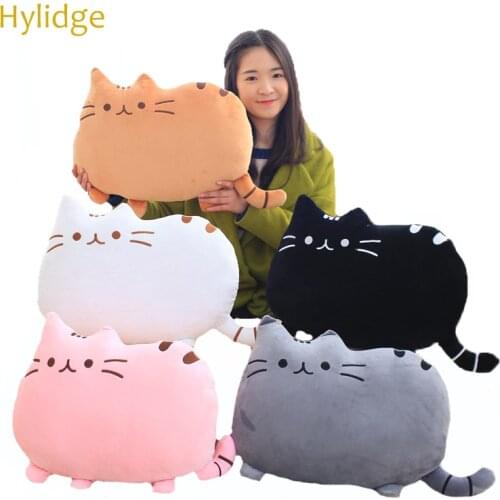 Hylidge 40CM Big Face Cat Plush Toy for Baby Room Decor Cat Toy Girl Boy Sleeping Pillow Brithday Gifts Lazy Cat Plush Doll Toys
