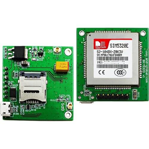 SIMCOM SIM5320E breakout board Dual-Band HSDPA/WCDMA and Quad-Band GSM/GPRS/EDGE SIM5320 development board New and Original
