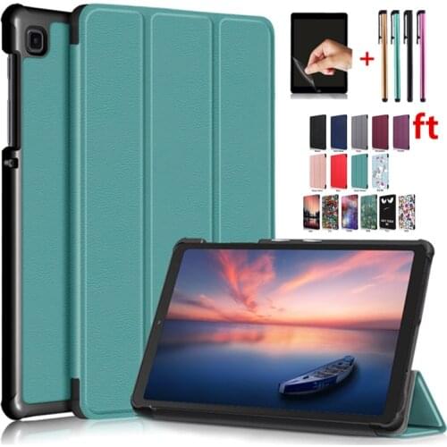 For Samsung Galaxy Tab A7 Lite 8.7 inch Case SM-T220/T225 Tri-fold Leather stand Cover for Samsung Galaxy Tab A7 Lite 2021 Case
