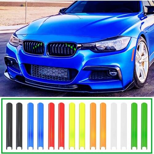 M Sport Style Front Grille Trim StripS Cover Frame Stickers For BMW F30 F20 F21 F22 F23 F31 F32 F33 F44 F45 F46 G11 G12 G20 G21