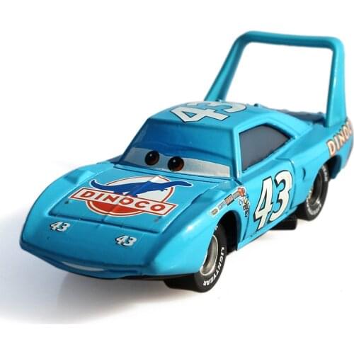 Pixar Cars Diecast No.43 The King Strip Weathers Metal Toys Car For Children 1:55 Loose Brand New In Stock Lightning McQueen