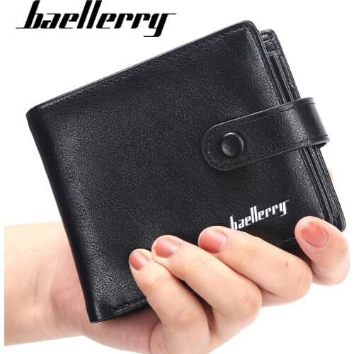 Men Casual Leather Hasp Wallet Change Purse Credit Bank ID Card Holders Coin Pouch Pocket Case Cover Card Bag Wallet XB26
