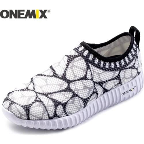 Onemix Breathable Mesh Women Loafers Sneakers Ladies Shoes Women Casual Soft Lightweight Shoes Woman Slip On Fashion Lazy Shoes