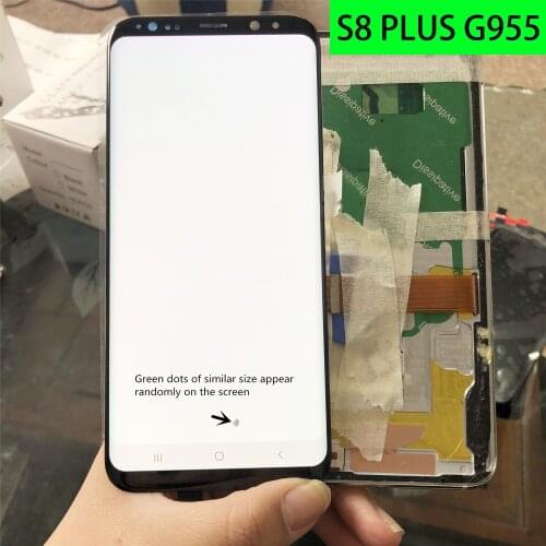 Original replacement For Samsung Galaxy S8Plus LCD Display SUPER AMOLED Screen Display S8 Plus G955F G955A LCD+dead pixels