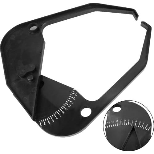 Portable Car Wheel Balancer Caliper Rim Tire Scale Width Measuring Tool For Any Balancer Auto Repair Tools Bright White Color