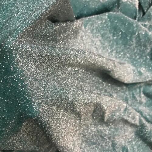 Lace217 Metallic Fabric 4-side Stretch Mesh Yarn Fahion Dress T-shirt Scarf Kerchie Fabrics DIY Handicraft Stage Decoration