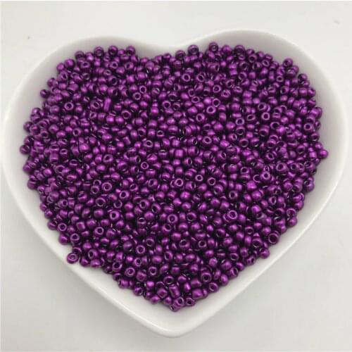 2mm 3mm 4mm Purple Charm Czech Glass Seed Beads For Jewelry Making DIY Bracelet Necklace Accessories
