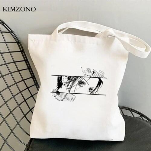 Nana Osaki shopping bag bolsa cotton reusable handbag bolso bag sacola string bolsas reutilizables bolsa compra sac tissu