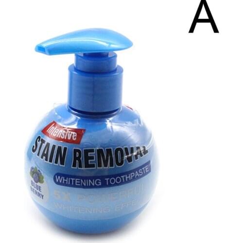 Passion Fruit Blueberry Soda Toothpaste Stain Removal Whitening Soda Toothpaste Gums Bleeding Baking Fight Toothpaste K7T6