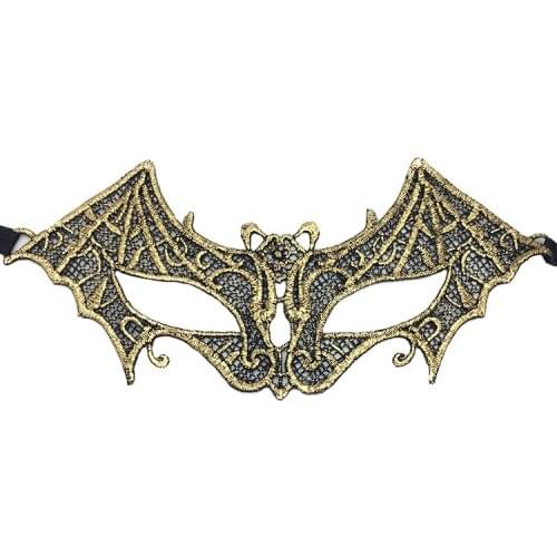 1PCS Golden Women Sexy Lace Eye Mask Party Masks for Masquerade Halloween Venetian Costumes Carnival Mask for Anonymous Mardi