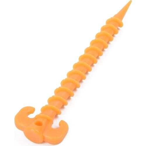 10 Pcs 20cm Plastic Awning Pins Pegs Camping Trip Tent Peg Ground Nail Stakes