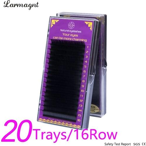 20case/set eyelash extension mink,individual eyelash extension,natural eyelashes,fake false eyelashes, makeup tool