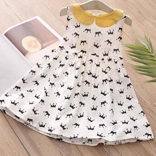 2021 Summer Girls Dresses Children Clothes Baby Girls Flower Dress Kids King Style Dress Baby Girls Dress Girls Outwear M29