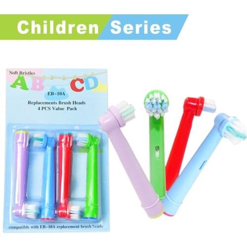 8pcs Replacement Kids Children Tooth Brush Heads For Oral-B Electric Toothbrush Fit Advance Power/Pro Health/Triumph/3D Excel