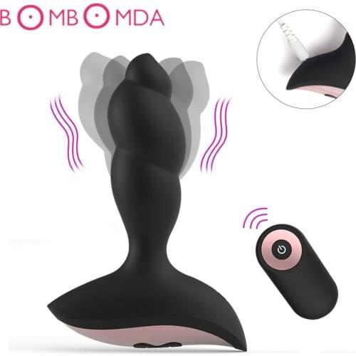 Sex Toys for Men Male Gay 10 Speeds Remote Control Anal Vibrator Vibrating Prostate Massager Butt Plug Anus Vagina Stimulator