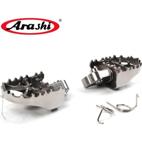 Arashi Foot Rests For BMW F650GS TWIN 2008 - 2012 Sawtooth Foot Peds 40 Degree Adjustable Fold Up F 650 GS Twin 2009 2010 2011