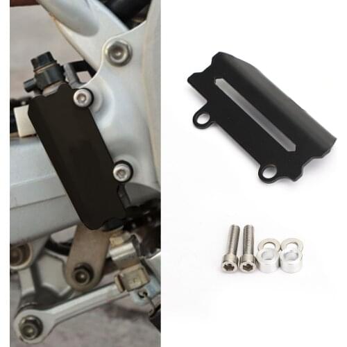 Areyourshop for Honda CRF250L CRF250M CRF250 Rally 2012-2019 Rear Brake Master Cylinder Guard Protector Cover Stainless Steel