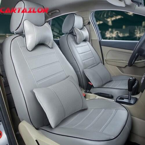 CARTAILOR Cover Seats PU Leather Styling for Hyundai Rohens Car Seat Cover Set Front & Rear Seat Covers & Supports Auto Cushion