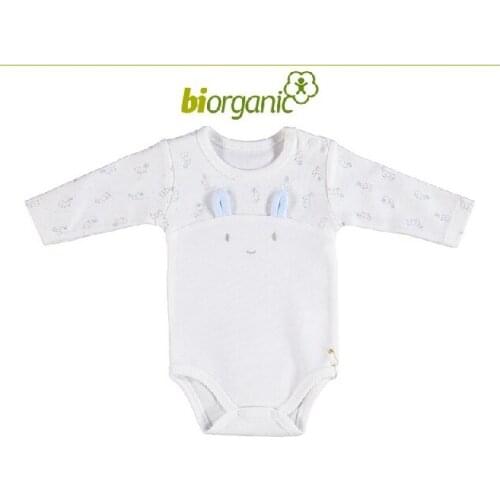 BİORGANİC RABBİT AY BODYSUİT (0-12 AY)