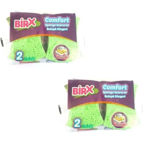 Birx Comfort Cellulosic Scouring pad 2 Li 2 Package