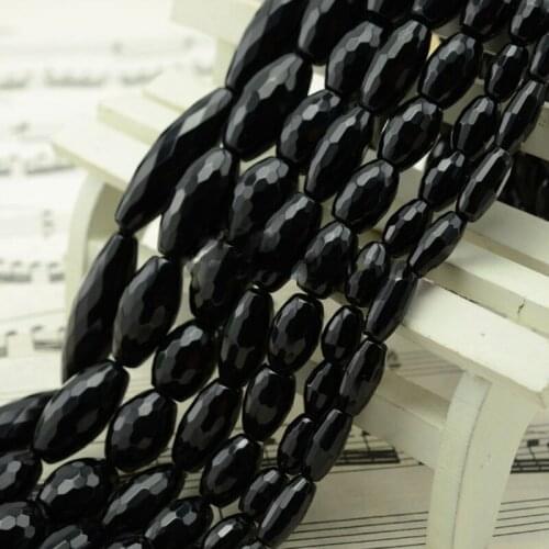 Selectabal Size Natural Carnelian Oval Olivary Black Agates Beads For Jewelry Making Beads 15inch Needlework DIY Beads Trinket