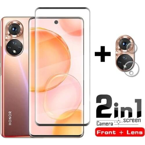 2IN1 3D Curved Glass For Huawei Honor 50 / 50 pro Camera Lens Screen Protector Film For Hawei Honor50 50pro Protective Glass