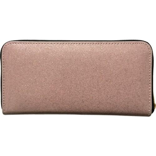 KANDRA New Fashion Womens Long Clutch Wallet Glitter PU Leather Ladies Phone Bag Zipper Card Holder Female Coin Purses Gift