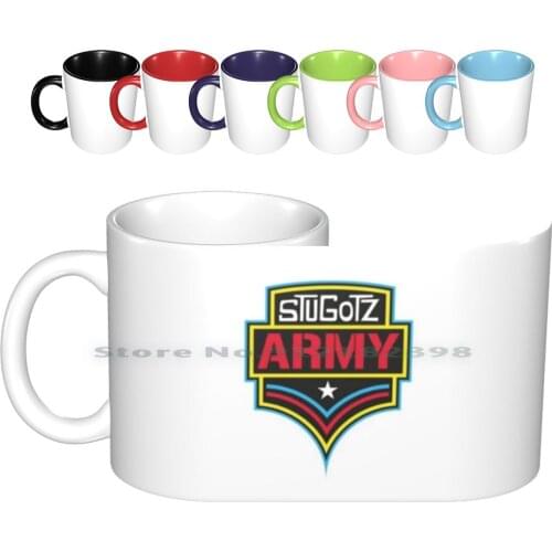 Stugotz Army Ceramic Mugs Coffee Cups Milk Tea Mug Dan Lebatard Show Stugotz Army Le Batard Creative Trending Vintage Gift