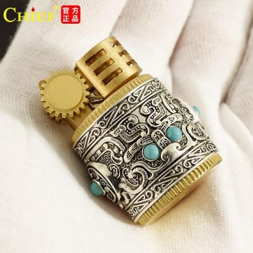 Chief High-Quality Kerosene Lighter New Compact Portable Classic Retro Creative Men’s Gift Fashion Ornaments