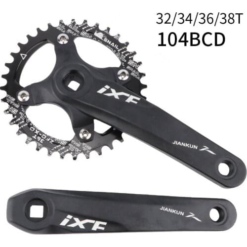 Bicycle Crank Arm Crankset mtb 104 bcd Bicycle Crank Chainwheel Crank Arms For Bicycle Spare Parts 32T 34T 36T Crankset MTB