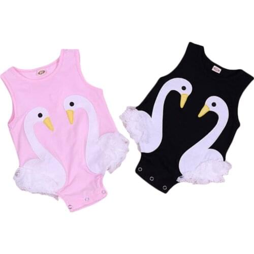Summer Baby Rompers 2020 INS Hot Newborn Cotton Baby Girl Jumpsuits Girls Clothing Sleeveless Soft Ropa bebe 0-12M BH75