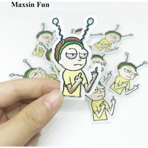 10pcs Fashion Funny Cartoon Girls Patch for Clothing Applique for Jeans DIY Accessories Cute Iron Patches