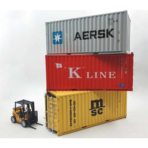 1:20 Truck Model Plastic Accessories Container Box Toy Boy Gift Simulation Container Ornaments Display Collectible