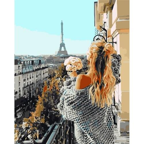 Folly Love Frame Diy Painting By Numbers Flowers Acrylic Paint By Number Kits Oil Paint By Numbers For Home Decors Gift