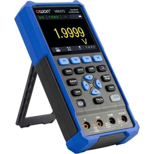 OWON HDS242 3-in-1 Handheld Digital Oscilloscope Waveform Generator Multimeter 2CH USB TypeC 40MHz 3.5 LCD Test Meter