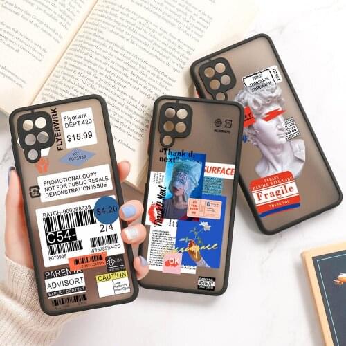 Samsung A51 For Samsung A52 A71 A12 A32 A72 A70 Case Clear Hard Cover Phone Bumper Galaxy A21S A42 A21 A20s A31 A30 A20 A01 Core