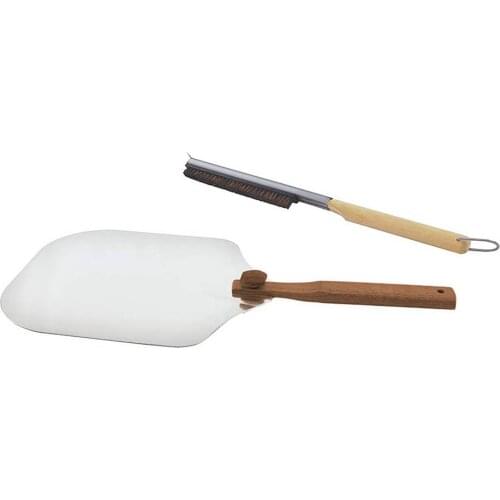 Pizza Oven Cleaning Brush Scraper With Wood Long Handle Cleaner Household Cook Accessory Kitchen Utensils BBQ Baking Tool 2021