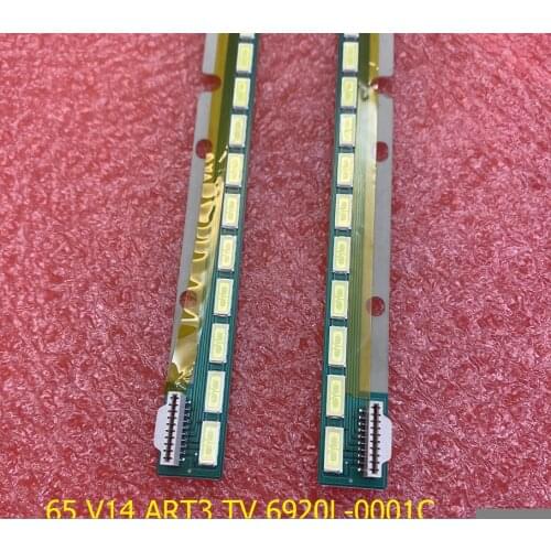 2pcs LED backlight strip for LG 65UB9200 65UB9500 65UB9300 65UB950V 60UH6150 LC650EQD(FG)(F2) 65 V14 ART3 TV 6916L-1747A 1748A