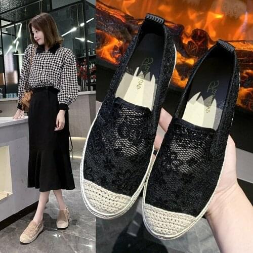 Fisherman Shoes Women 2021 Spring and Summer New Womens Single Shoes Fashion Flat Casual Lazy One Pedal Small Fragrance Shoes
